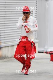 Fernando Alonso (ESP) Ferrari. 22.06.2012. Formula 1 World Championship, Rd 8, European Grand Prix, Valencia, Spain, Practice Day