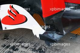 Ferrari F2012 sidepod winglet detail. 22.06.2012. Formula 1 World Championship, Rd 8, European Grand Prix, Valencia, Spain, Pactice Day