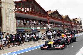 Mark Webber (AUS) Red Bull Racing RB8. 22.06.2012. Formula 1 World Championship, Rd 8, European Grand Prix, Valencia, Spain, Practice Day