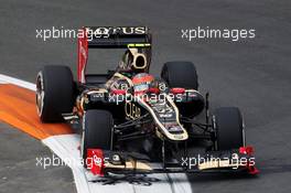 Romain Grosjean (FRA) Lotus F1 E20. 22.06.2012. Formula 1 World Championship, Rd 8, European Grand Prix, Valencia, Spain, Practice Day