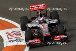 Jenson Button (GBR) McLaren MP4/27. 22.06.2012. Formula 1 World Championship, Rd 8, European Grand Prix, Valencia, Spain, Practice Day