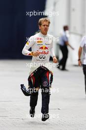 Sebastian Vettel (GER) Red Bull Racing. 22.06.2012. Formula 1 World Championship, Rd 8, European Grand Prix, Valencia, Spain, Practice Day