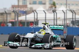 Nico Rosberg (GER) Mercedes AMG F1 W03. 22.06.2012. Formula 1 World Championship, Rd 8, European Grand Prix, Valencia, Spain, Practice Day