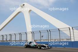 Michael Schumacher (GER) Mercedes AMG F1 W03. 22.06.2012. Formula 1 World Championship, Rd 8, European Grand Prix, Valencia, Spain, Practice Day