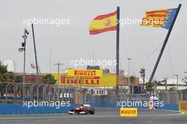 Felipe Massa (BRA) Ferrari F2012. 22.06.2012. Formula 1 World Championship, Rd 8, European Grand Prix, Valencia, Spain, Practice Day