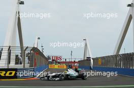 Nico Rosberg (GER) Mercedes AMG F1 W03. 22.06.2012. Formula 1 World Championship, Rd 8, European Grand Prix, Valencia, Spain, Practice Day