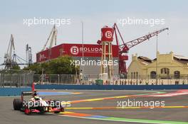 Pedro De La Rosa (ESP) HRT Formula 1 Team F112. 22.06.2012. Formula 1 World Championship, Rd 8, European Grand Prix, Valencia, Spain, Practice Day