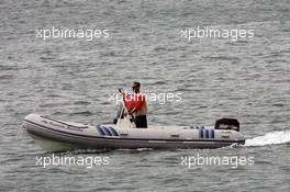 Boat in the harbour. 22.06.2012. Formula 1 World Championship, Rd 8, European Grand Prix, Valencia, Spain, Practice Day