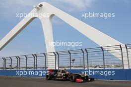 Romain Grosjean (FRA) Lotus F1 E20. 22.06.2012. Formula 1 World Championship, Rd 8, European Grand Prix, Valencia, Spain, Practice Day