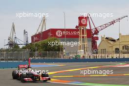 Lewis Hamilton (GBR) McLaren MP4/27. 22.06.2012. Formula 1 World Championship, Rd 8, European Grand Prix, Valencia, Spain, Practice Day