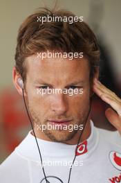 Jenson Button (GBR) McLaren. 22.06.2012. Formula 1 World Championship, Rd 8, European Grand Prix, Valencia, Spain, Practice Day
