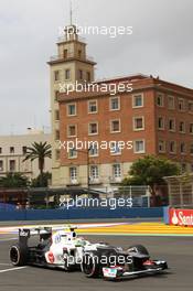 Sergio Perez (MEX) Sauber C31. 22.06.2012. Formula 1 World Championship, Rd 8, European Grand Prix, Valencia, Spain, Practice Day
