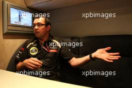 Eric Boullier (FRA), Team Principal, Lotus Renault GP  22.06.2012. Formula 1 World Championship, Rd 8, European Grand Prix, Valencia, Spain, Practice Day