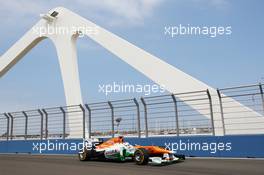 Paul di Resta (GBR) Sahara Force India VJM05. 22.06.2012. Formula 1 World Championship, Rd 8, European Grand Prix, Valencia, Spain, Practice Day