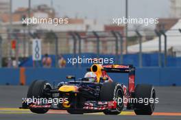 Sebastian Vettel (GER) Red Bull Racing RB8. 22.06.2012. Formula 1 World Championship, Rd 8, European Grand Prix, Valencia, Spain, Practice Day