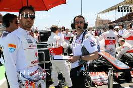 Jenson Button (GBR) McLaren MP4/27 on the grid. 24.06.2012. Formula 1 World Championship, Rd 8, European Grand Prix, Valencia, Spain, Race Day