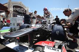 Kamui Kobayashi (JAP), Sauber F1 Team  24.06.2012. Formula 1 World Championship, Rd 8, European Grand Prix, Valencia, Spain, Race Day