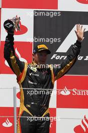 2nd place Kimi Raikkonen, Lotus Renault F1 Team  24.06.2012. Formula 1 World Championship, Rd 8, European Grand Prix, Valencia, Spain, Race Day