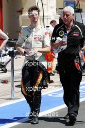 Romain Grosjean (FRA) Lotus F1 Team. 24.06.2012. Formula 1 World Championship, Rd 8, European Grand Prix, Valencia, Spain, Race Day
