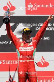 1st place Fernando Alonso (ESP), Scuderia Ferrari  24.06.2012. Formula 1 World Championship, Rd 8, European Grand Prix, Valencia, Spain, Race Day