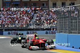 Felipe Massa (BRA) Ferrari F2012. 24.06.2012. Formula 1 World Championship, Rd 8, European Grand Prix, Valencia, Spain, Race Day