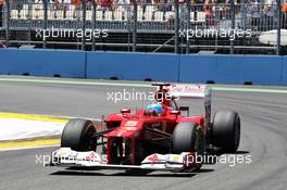 Fernando Alonso (ESP) Ferrari F2012. 24.06.2012. Formula 1 World Championship, Rd 8, European Grand Prix, Valencia, Spain, Race Day