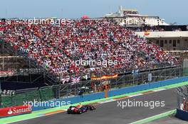 Sebastian Vettel (GER) Red Bull Racing RB8. 24.06.2012. Formula 1 World Championship, Rd 8, European Grand Prix, Valencia, Spain, Race Day