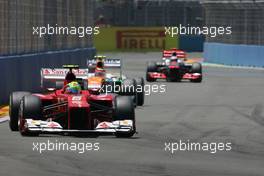 Felipe Massa (BRA), Scuderia Ferrari  24.06.2012. Formula 1 World Championship, Rd 8, European Grand Prix, Valencia, Spain, Race Day