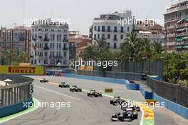 Bruno Senna (BRA) Williams FW34. 24.06.2012. Formula 1 World Championship, Rd 8, European Grand Prix, Valencia, Spain, Race Day