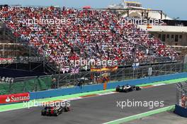 Kimi Raikkonen (FIN) Lotus F1 E20. 24.06.2012. Formula 1 World Championship, Rd 8, European Grand Prix, Valencia, Spain, Race Day