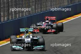 Nico Rosberg (GER), Mercedes GP  24.06.2012. Formula 1 World Championship, Rd 8, European Grand Prix, Valencia, Spain, Race Day