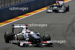 Kamui Kobayashi (JAP), Sauber F1 Team  24.06.2012. Formula 1 World Championship, Rd 8, European Grand Prix, Valencia, Spain, Race Day