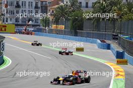 Sebastian Vettel (GER) Red Bull Racing RB8. 24.06.2012. Formula 1 World Championship, Rd 8, European Grand Prix, Valencia, Spain, Race Day