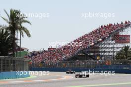 Sergio Perez (MEX) Sauber C31. 24.06.2012. Formula 1 World Championship, Rd 8, European Grand Prix, Valencia, Spain, Race Day
