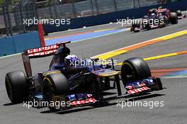 Daniel Ricciardo (AUS) Scuderia Toro Rosso STR7. 24.06.2012. Formula 1 World Championship, Rd 8, European Grand Prix, Valencia, Spain, Race Day