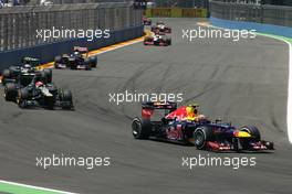 Mark Webber (AUS), Red Bull Racing  24.06.2012. Formula 1 World Championship, Rd 8, European Grand Prix, Valencia, Spain, Race Day