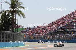 Paul di Resta (GBR) Sahara Force India VJM05. 24.06.2012. Formula 1 World Championship, Rd 8, European Grand Prix, Valencia, Spain, Race Day