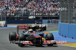 Lewis Hamilton (GBR) McLaren MP4/27. 24.06.2012. Formula 1 World Championship, Rd 8, European Grand Prix, Valencia, Spain, Race Day