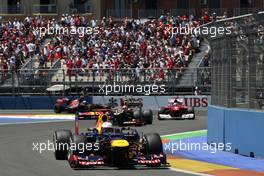 Sebastian Vettel (GER), Red Bull Racing  24.06.2012. Formula 1 World Championship, Rd 8, European Grand Prix, Valencia, Spain, Race Day