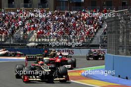 Romain Grosjean (FRA), Lotus F1 Team  24.06.2012. Formula 1 World Championship, Rd 8, European Grand Prix, Valencia, Spain, Race Day