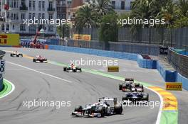Kamui Kobayashi (JPN) Sauber C31. 24.06.2012. Formula 1 World Championship, Rd 8, European Grand Prix, Valencia, Spain, Race Day