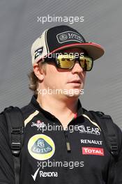 Kimi Raikkonen (FIN) Lotus F1 Team. 23.06.2012. Formula 1 World Championship, Rd 8, European Grand Prix, Valencia, Spain, Qualifying Day