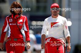 Fernando Alonso (ESP), Scuderia Ferrari  23.06.2012. Formula 1 World Championship, Rd 8, European Grand Prix, Valencia, Spain, Qualifying Day