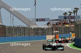 Nico Rosberg (GER) Mercedes AMG F1 W03. 23.06.2012. Formula 1 World Championship, Rd 8, European Grand Prix, Valencia, Spain, Qualifying Day