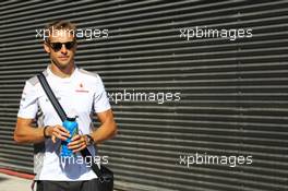 Jenson Button (GBR) McLaren. 23.06.2012. Formula 1 World Championship, Rd 8, European Grand Prix, Valencia, Spain, Qualifying Day