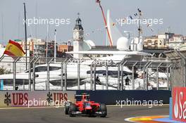 Charles Pic (FRA) Marussia F1 Team MR01. 23.06.2012. Formula 1 World Championship, Rd 8, European Grand Prix, Valencia, Spain, Qualifying Day