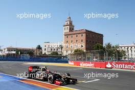 Romain Grosjean (FRA) Lotus F1 E20. 23.06.2012. Formula 1 World Championship, Rd 8, European Grand Prix, Valencia, Spain, Qualifying Day