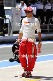 Felipe Massa (BRA) Ferrari knocked out in Q2. 23.06.2012. Formula 1 World Championship, Rd 8, European Grand Prix, Valencia, Spain, Qualifying Day
