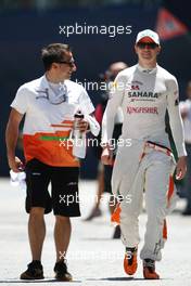 Nico Hulkenberg (GER), Sahara Force India Formula One Team  23.06.2012. Formula 1 World Championship, Rd 8, European Grand Prix, Valencia, Spain, Qualifying Day