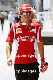 Fernando Alonso (ESP) Ferrari. 24.06.2012. Formula 1 World Championship, Rd 8, European Grand Prix, Valencia, Spain, Race Day